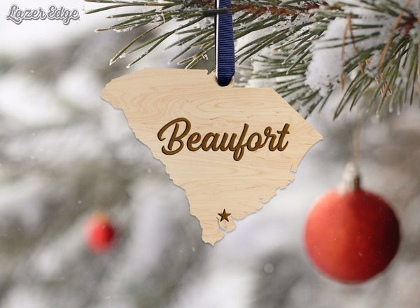 City/Hometown Ornament Beaufort SC