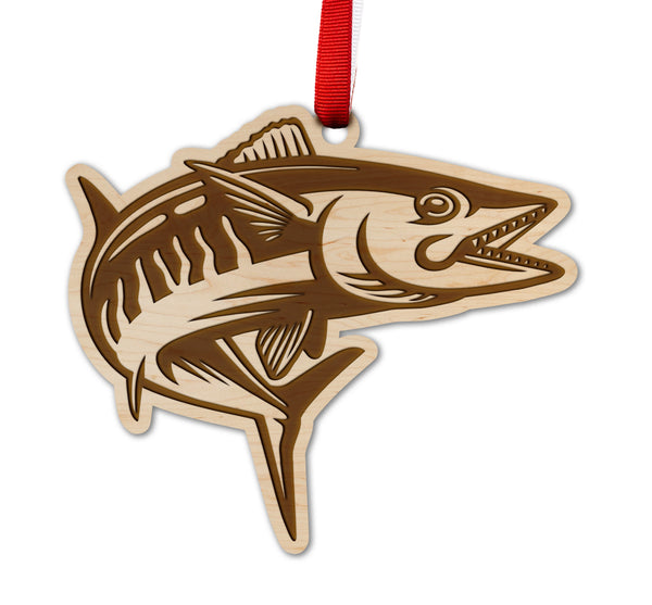 Saltwater Fishing Ornament Wahoo