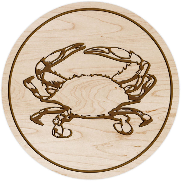 Blue Crab Coaster Coaster LazerEdge Maple 