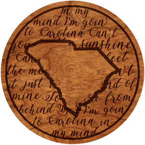 "Carolina In My Mind" South Carolina Coaster Coaster LazerEdge Cherry 