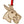 Load image into Gallery viewer, Central Missouri Mules Ornament – Crafted from Cherry and Maple Wood – Click to see Multiple Designs Available – The University of Central Missouri Ornament Shop LazerEdge Maple Mule Logo 
