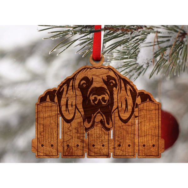 Dog Ornament (Multiple Dog Breeds Available) Ornament Shop LazerEdge Cherry Great Dane W/ Floppy Ears 