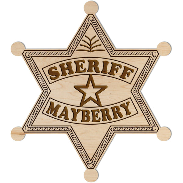 Mayberry Magnets Magnet Shop LazerEdge Maple Sheriff Mayberry 