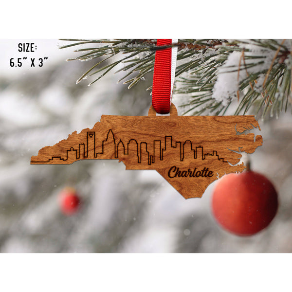 NC City Ornament (Available in Various NC Cities) Ornament LazerEdge 