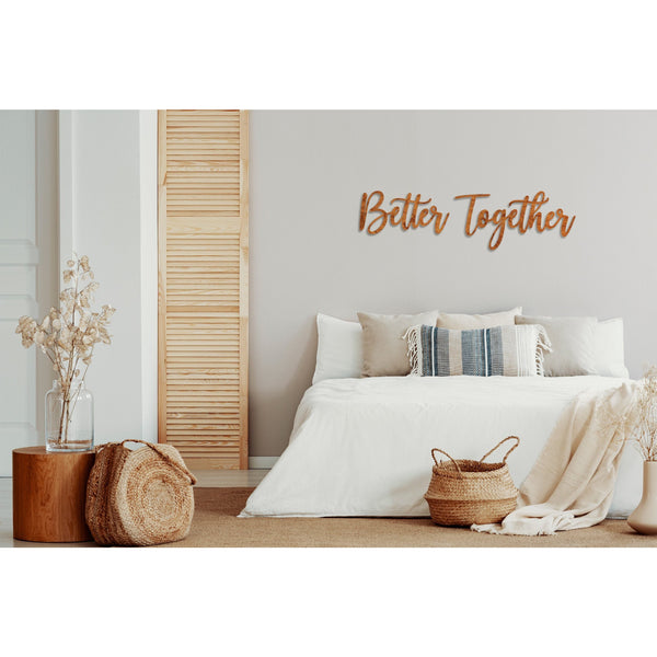 Wedding Wall Hanging - "Better Together" Wall Hanging LazerEdge 