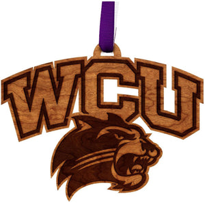 Western Carolina University - Ornament - Logo - WCU Logo Ornament Shop LazerEdge 