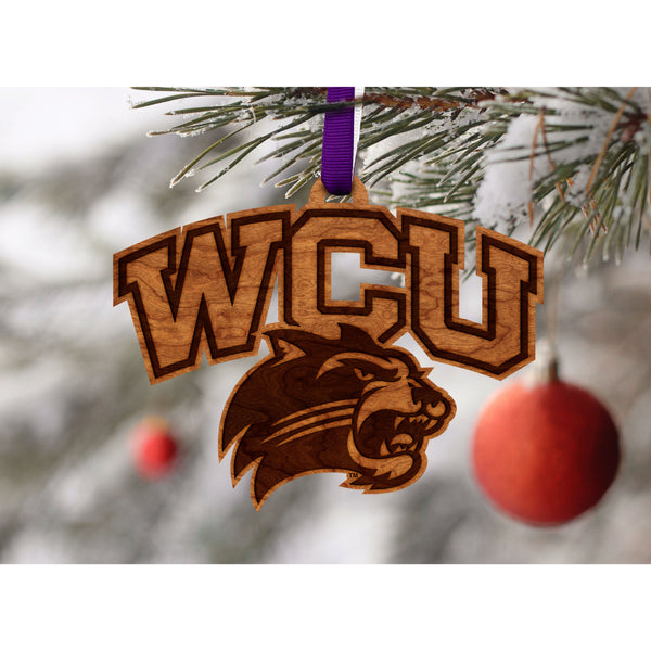 Western Carolina University - Ornament - Logo - WCU Logo Ornament Shop LazerEdge 