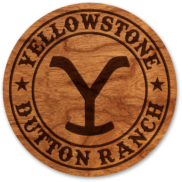 Yellowstone Coasters Shop LazerEdge Cherry Dutton Ranch 