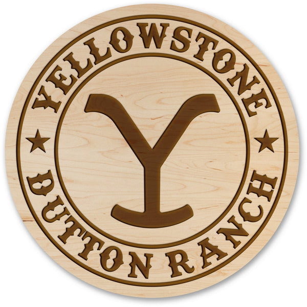 Yellowstone Coasters Shop LazerEdge Maple Dutton Ranch 