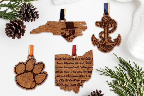 Personalized Wooden Ornaments