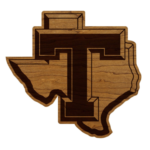 Tarleton State University Institutional Mark Wall Hanging – Crafted from Cherry and  Maple Wood - Tarleton State Texans