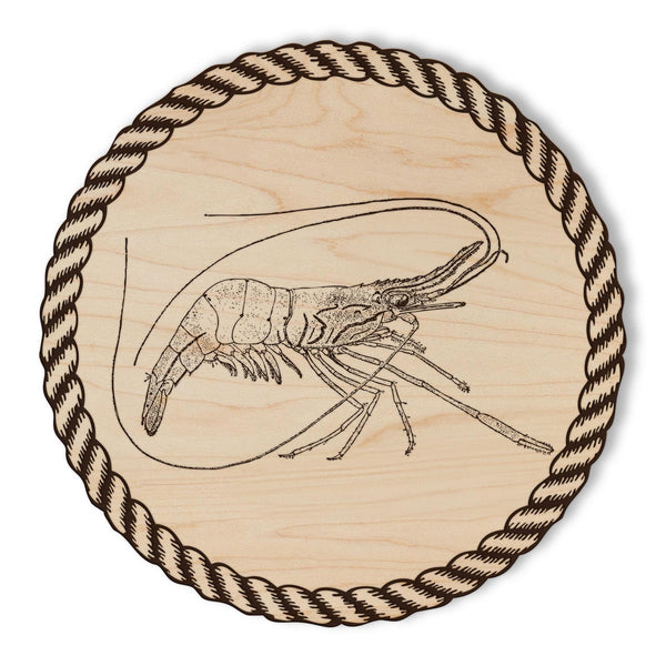 Shrimp Coaster – Crafted from Cherry or Maple Wood