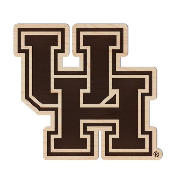 University of Houston UH Magnet - Crafted from Cherry or Maple Wood - Houston Cougars