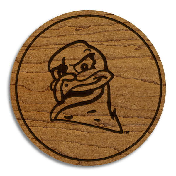 Virginia Tech University Hokie Coaster – Crafted from Cherry or Maple Wood – Virginia Tech Hokies