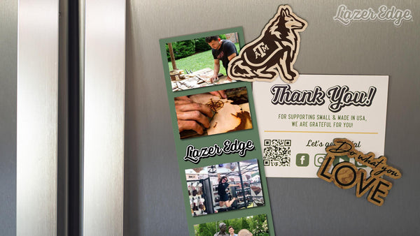 Texas A&M University Reveille Dog Magnet - Crafted from Cherry or Maple Wood - TAMU Aggies