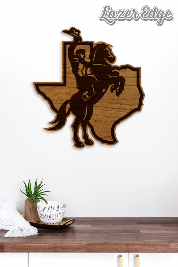 Tarleton State University Spirit Mark Wall Hanging – Crafted from Cherry and  Maple Wood - Tarleton State Texans