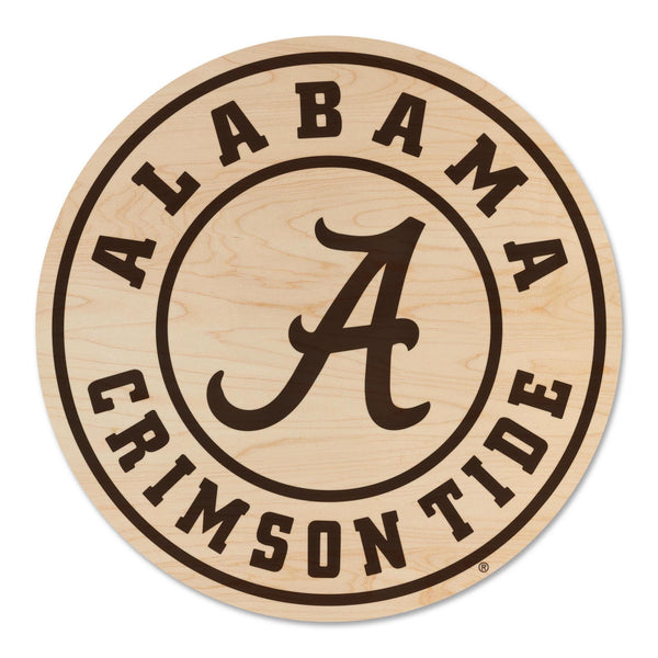 University of Alabama Crimson Tide Cutout Wall Hanging – Crafted from Cherry and  Maple Wood - Alabama Crimson Tide