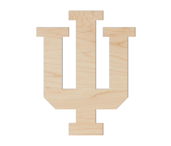 Indiana University IU Magnet - Crafted from Cherry or Maple Wood - Indiana Hoosiers