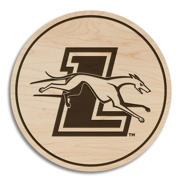 Loyola-Maryland Greyhounds Coaster – Crafted from Cherry or Maple Wood – Loyola Greyhounds