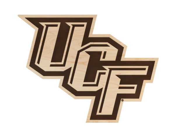 University of Central Florida UCF Cutout Wall Hanging – Crafted from Cherry and  Maple Wood - UCF Knights