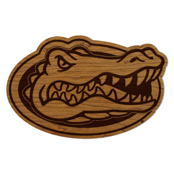 University of Florida Gators Cutout Wall Hanging - Crafted from Cherry and Maple Wood - Florida Gators