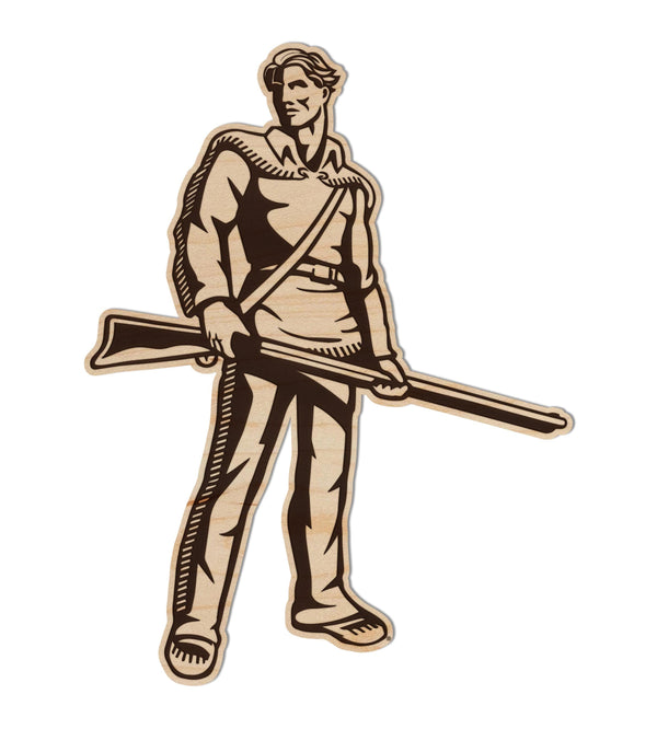 West Virginia University Mountaineer Wall Hanging - Crafted from Cherry and Maple Wood - West Virginia Mountaineers