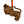 Load image into Gallery viewer, Clemson University Gentleman Tiger Ornament – Crafted from Cherry and Maple Wood
