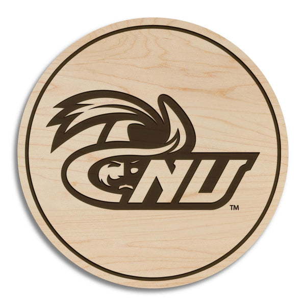 Christopher Newport University Secalt Coaster – Crafted from Cherry or Maple Wood – CNU Captains