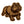 Load image into Gallery viewer, Gardner Webb University Bulldog Magnet - Crafted from Cherry or Maple Wood - Gardner Webb Bulldogs
