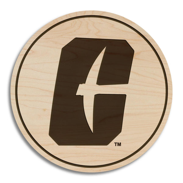 University of North Carolina at Charlotte All-In-C Coaster – Crafted from Cherry or Maple Wood – UNC Charlotte 49ers