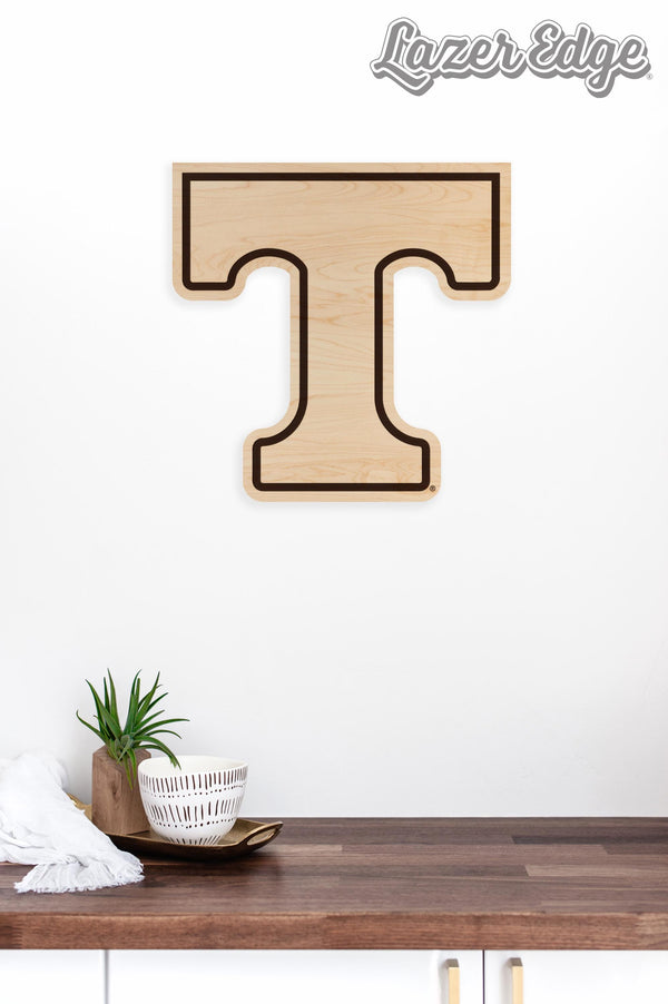 University of Tennessee Power T Wall Hanging – Crafted from Cherry and  Maple Wood - University of Tennessee Volunteers