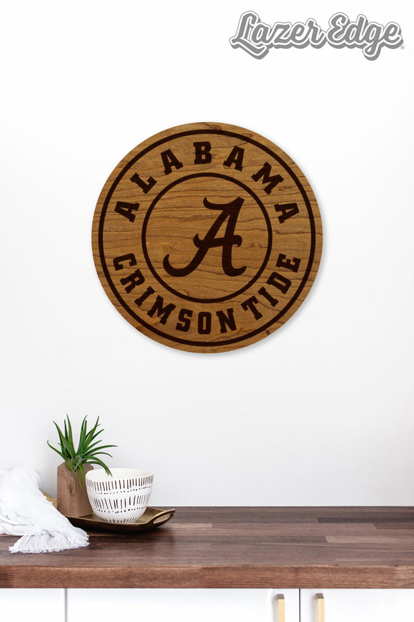 University of Alabama Crimson Tide Cutout Wall Hanging – Crafted from Cherry and  Maple Wood - Alabama Crimson Tide