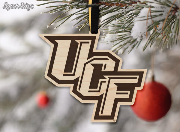 University of Central Florida UCF Ornament – Crafted from Cherry and Maple Wood – UCF Knights