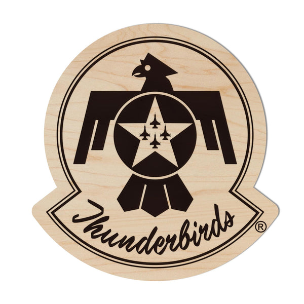 Air Force Thunderbirds Magnet - Crafted from Cherry or Maple Wood - United States Air Force