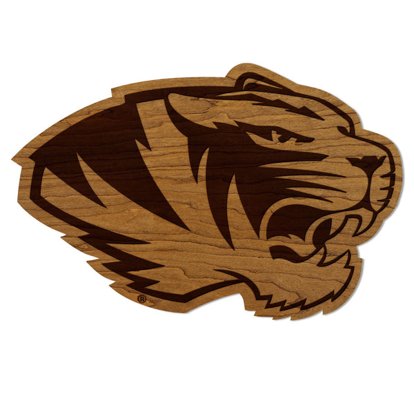 University of Missouri Tiger Logo Wall Hanging – Crafted from Cherry and  Maple Wood - Missouri Tigers