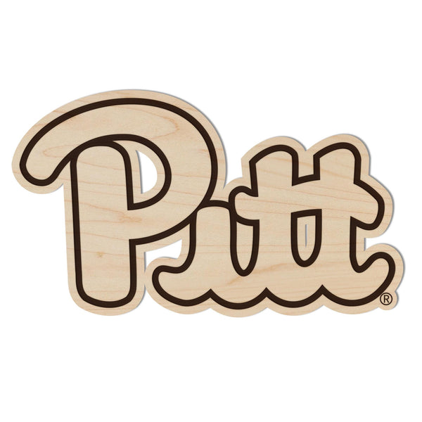 University of Pittsburgh Pitt Magnet - Crafted from Cherry or Maple Wood - Pittsburgh Panthers