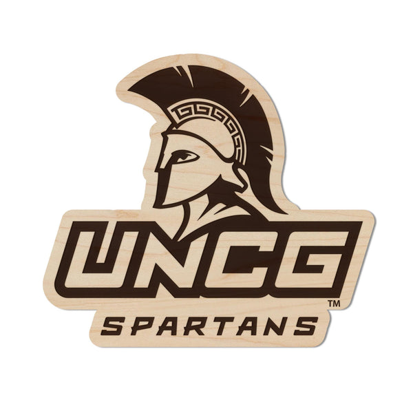 University of North Carolina Greensboro Spartans Magnet - Crafted from Cherry or Maple Wood - UNC Greensboro Spartans