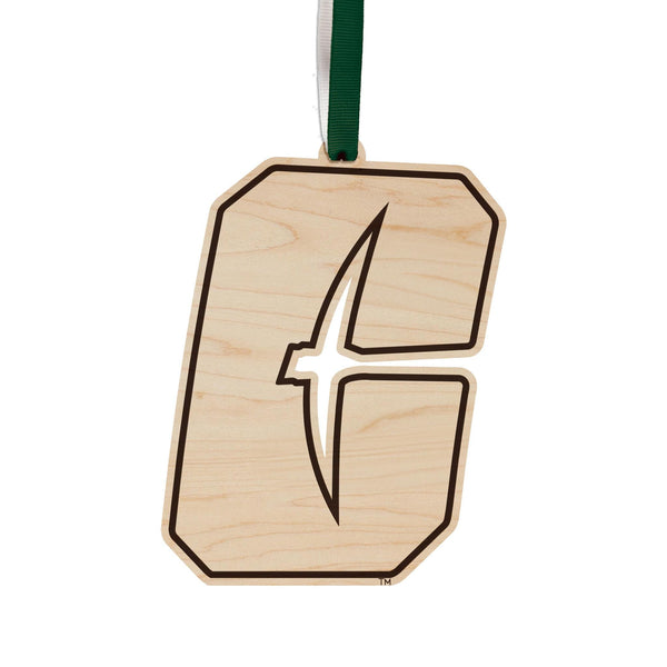 University of North Carolina at Charlotte All-In-C Ornament – Crafted from Cherry and Maple Wood – UNC Charlotte 49ers