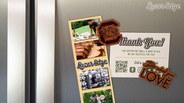 University of South Carolina Block C Gamecock Magnet - Crafted from Cherry or Maple Wood - USC Gamecocks