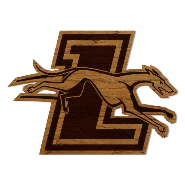 Loyola University Maryland Logo Cutout Wall Hanging - Crafted from Cherry or Maple Wood - Loyola Maryland Greyhounds