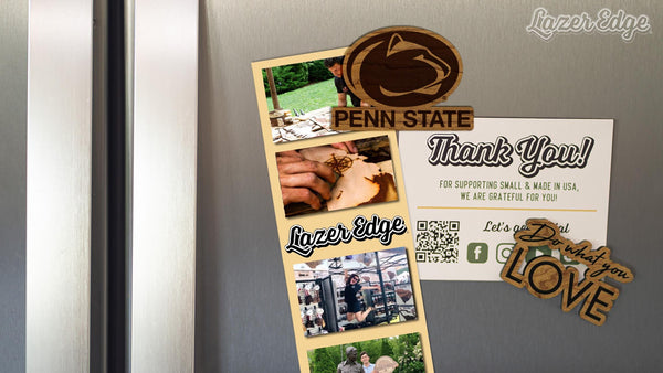 Penn State Nittany Lions Magnet - Crafted from Cherry or Maple Wood - Penn State Nittany Lions