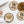 Load image into Gallery viewer, Wofford College Wordmark Coasters – Crafted from Cherry Wood – Wofford Terriers

