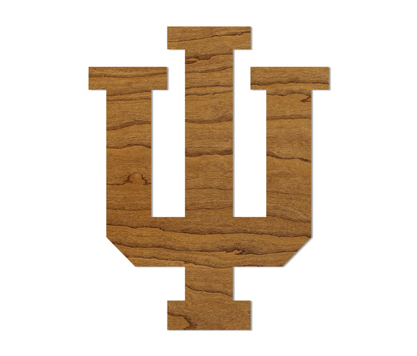 Indiana University IU Magnet - Crafted from Cherry or Maple Wood - Indiana Hoosiers