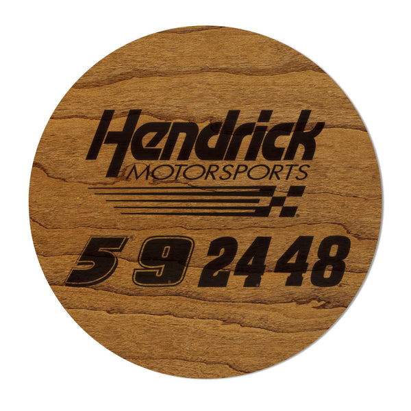 Hendrick Motorsports Wall Hanging  | Crafted from Cherry and Maple Wood | Made in USA | Officially Licensed by Hendrick Motorsports