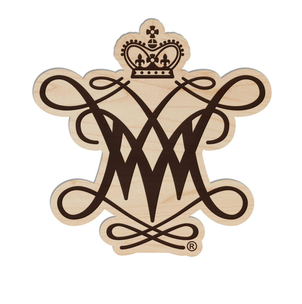 William and Mary Cypher Magnet - Crafted from Cherry or Maple Wood - William and Mary Griffins