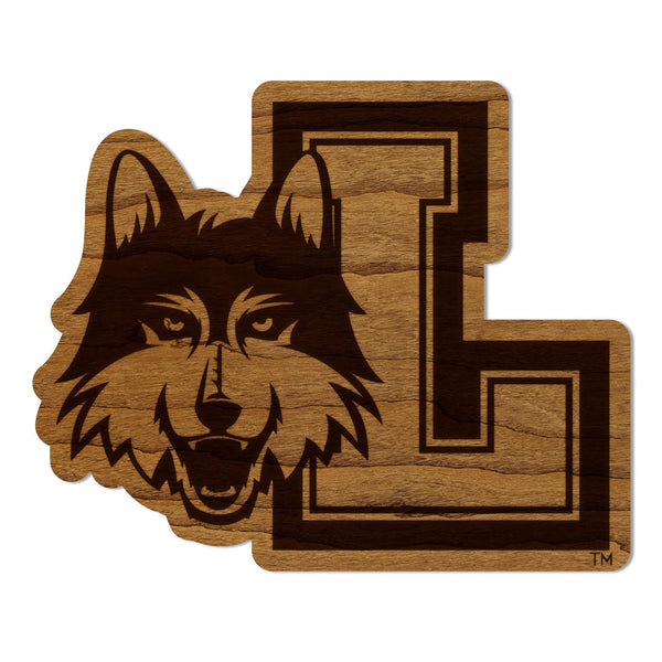 Loyola-Chicago Ramblers Magnet - Crafted from Cherry or Maple Wood - Loyola-Chicago Ramblers