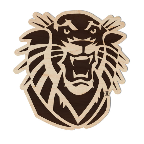Fort Hays State University Tigers Magnet - Crafted from Cherry or Maple Wood - Fort Hays State Tigers