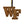 Load image into Gallery viewer, Wake Forest University WF Ornament – Crafted from Cherry and Maple Wood – Wake Forest Demon Deacons
