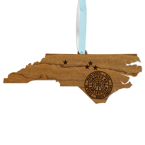 Tobacco Road Ornament – Crafted from Cherry and Maple Wood