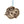 Load image into Gallery viewer, University of North Carolina Chapel Hill Ramses Face Ornament – Crafted from Cherry and Maple Wood – UNC Tar Heels
